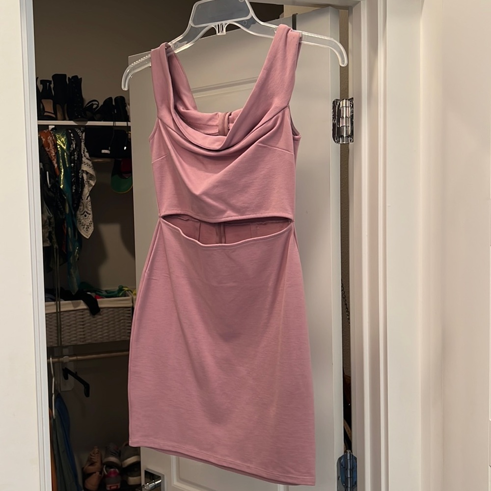Urban outfitters off shoulder cutout dress